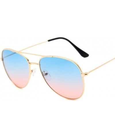 Men and Women Drivers Driving Sunglasses Metal Frame Fashion Retro Sunglasses Sunglasses (Color : 9, Size : One Size) One Siz...