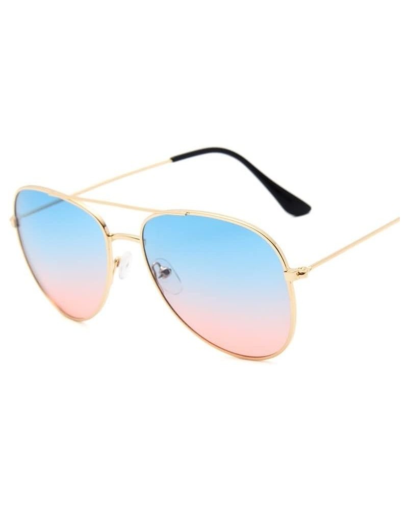 Men and Women Drivers Driving Sunglasses Metal Frame Fashion Retro Sunglasses Sunglasses (Color : 9, Size : One Size) One Siz...