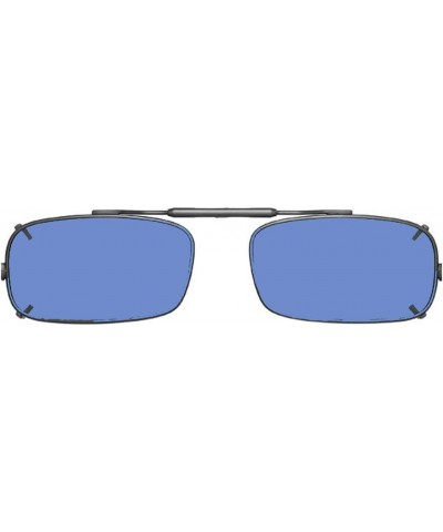 Visionaries Polarized Clip on Sunglasses - True Rec - Gun Frame - 54 x 31 Eye $34.42 Rectangular