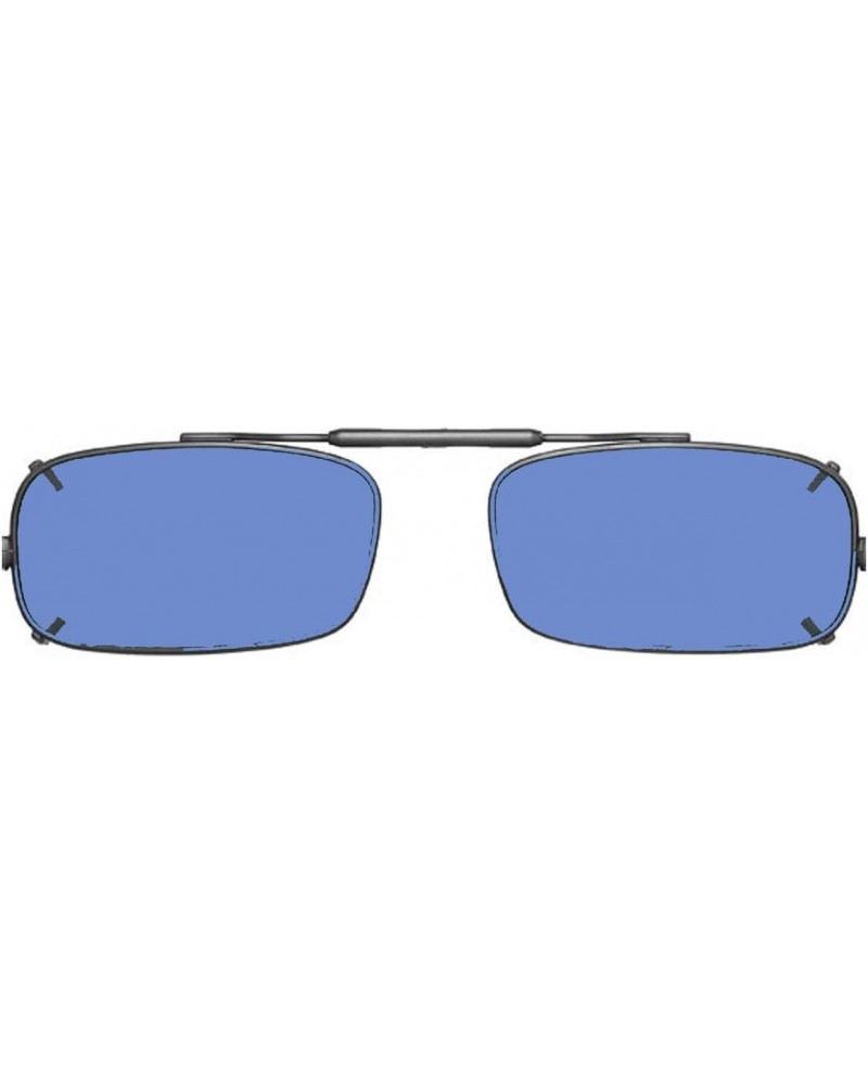 Visionaries Polarized Clip on Sunglasses - True Rec - Gun Frame - 54 x 31 Eye $34.42 Rectangular