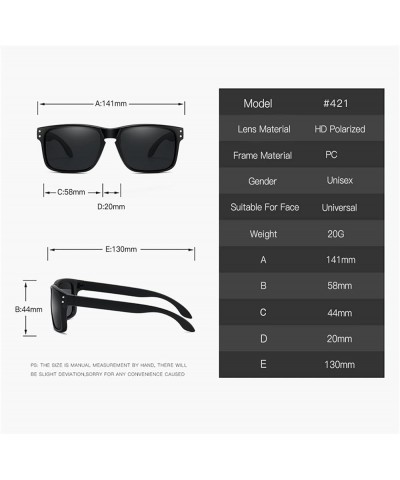 Men's Polarized Sports Cycling Driving Outdoor Sunglasses (Color : A, Size : 1) 1 C $23.86 Designer