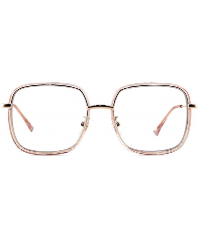 Adult Blue Light Blocking Glasses - 1908 Pink-gold | Green Coat $33.79 Designer