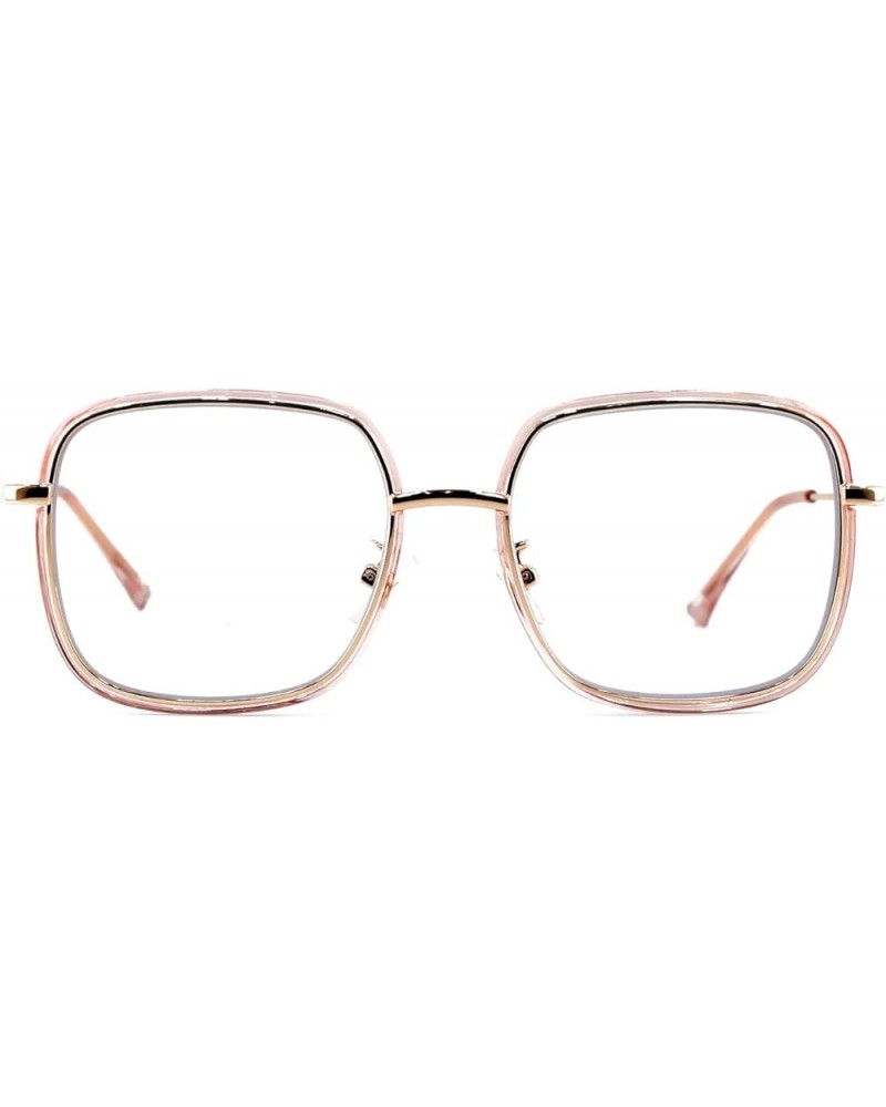 Adult Blue Light Blocking Glasses - 1908 Pink-gold | Green Coat $33.79 Designer