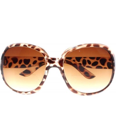 Ladies Oversized Bifocal Tinted Lens Sun Reader Reading Glasses UV400 Sunglasses Tortoise $8.24 Oval