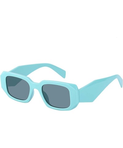 Square Men and Women Sunglasses Outdoor Holiday Sunshade Decorative Glasses (Color : B, Size : Medium) Medium F $17.15 Square