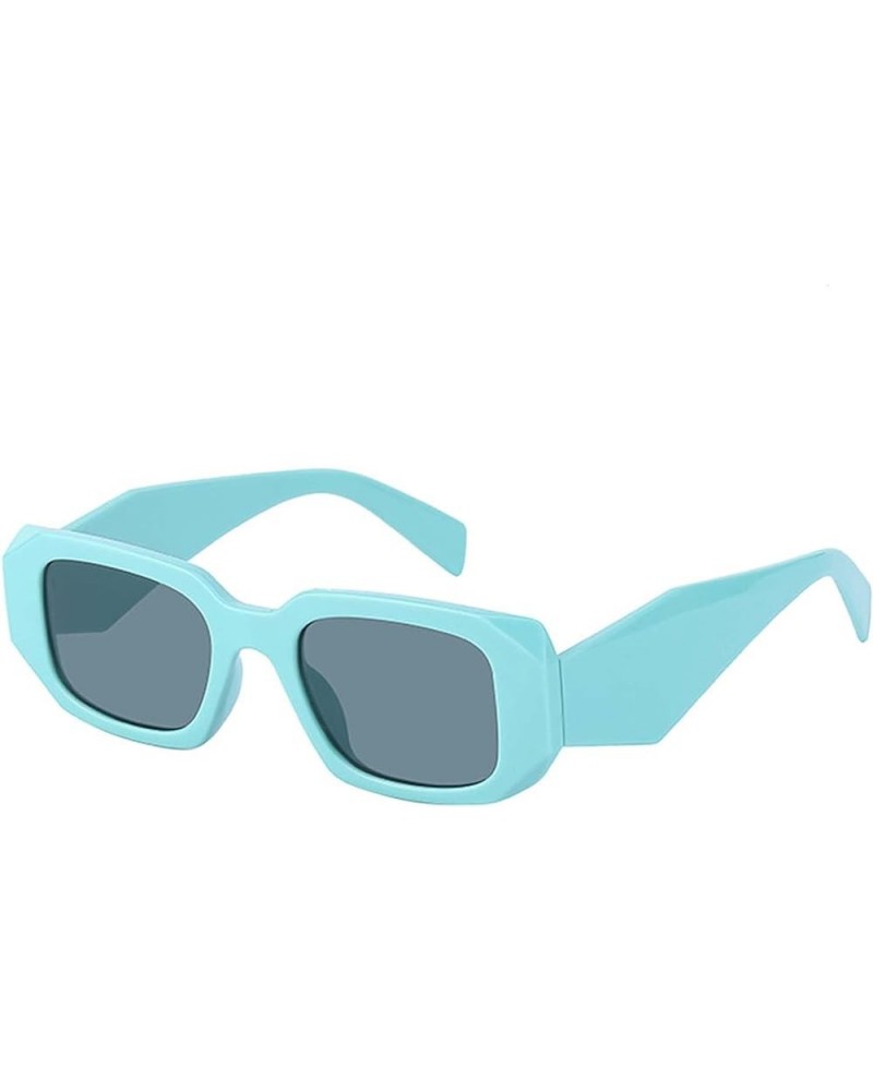 Square Men and Women Sunglasses Outdoor Holiday Sunshade Decorative Glasses (Color : B, Size : Medium) Medium F $17.15 Square