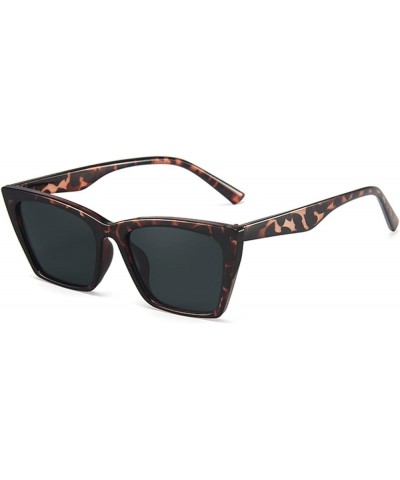 Oversized Square Sunglasses for Womens Frame Orchid Cat Eye Sunglasses 4-brown $7.64 Oversized