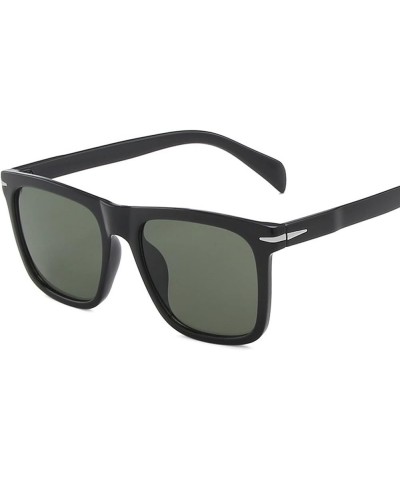 Square Frame Fashionable Decorative Sunglasses for Men and Women (Color : G, Size : 1) 1 C $16.00 Designer