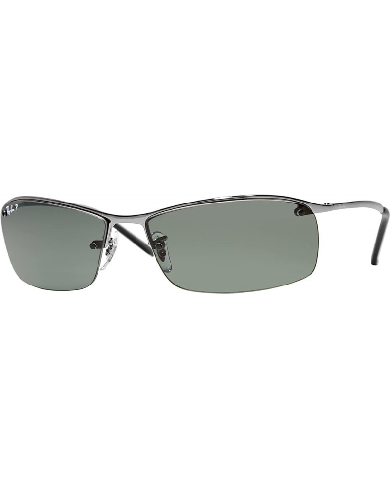 RB3183 Sunglasses + Vision Group Accessories Bundle Gunmetal/Green Polarized (004/9a) $70.93 Rectangular