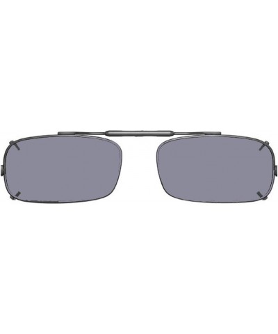 Visionaries Polarized Clip on Sunglasses - True Rec - Bronze Frame - 56 x 35 Eye $33.77 Designer