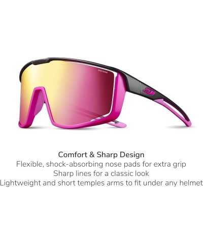 Fury Photochromic Sunglasses | MTB, Biking, Baseball & Trail Running Performance Eyewear 100% UV Black / Pink pink $63.78 Way...