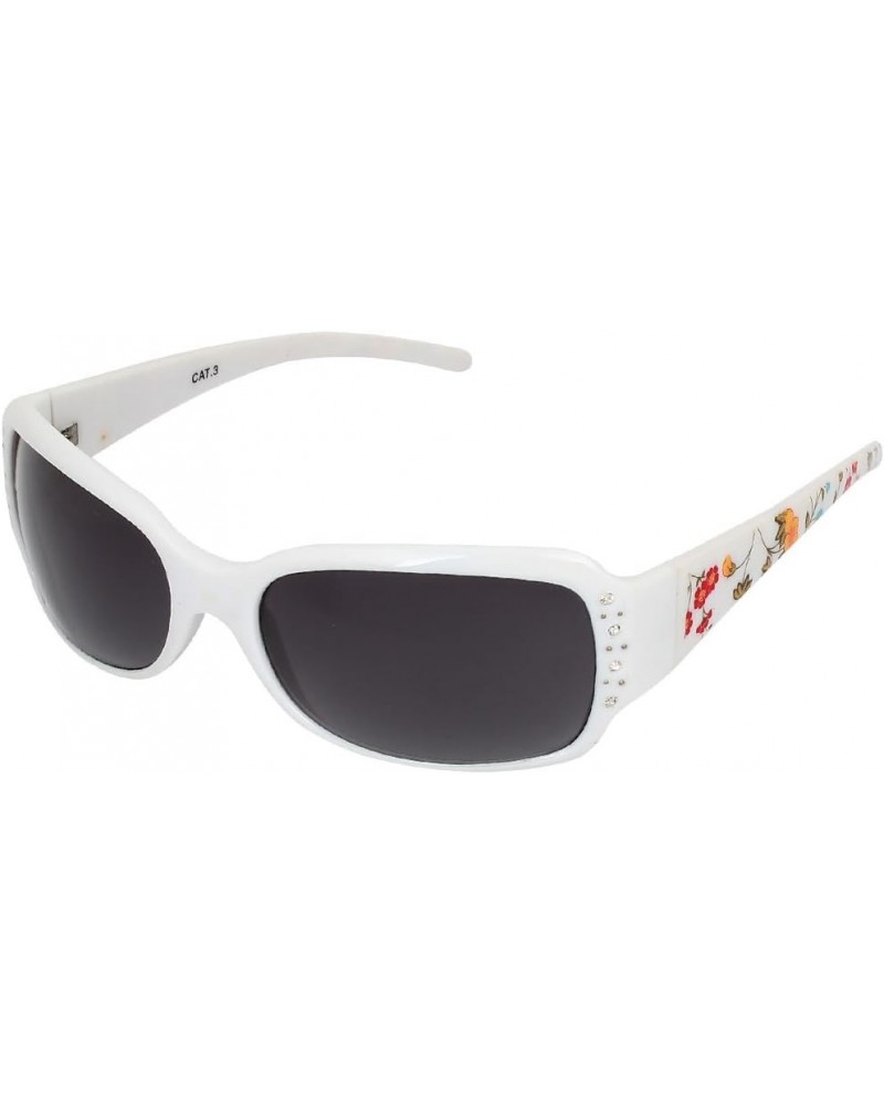 Qtqgoitem Plastic Lady Full Rim Lens Single Bridge Sunglasses White Gray (Model: ee7 f06 0a3 c88 60b) $9.78 Designer