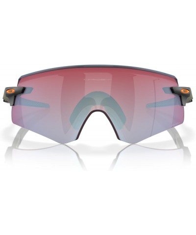 Men's Oo9471 Encoder Rectangular Sunglasses Matte Moss Green/Prizm Snow Sapphire $115.21 Rectangular