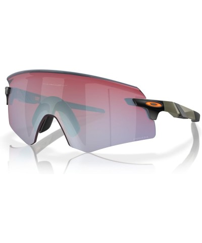 Men's Oo9471 Encoder Rectangular Sunglasses Matte Moss Green/Prizm Snow Sapphire $115.21 Rectangular