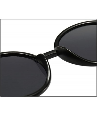 Round Large Frame Men and Women Retro Sunglasses (Color : Large, Size : 1) 1 D $16.74 Designer