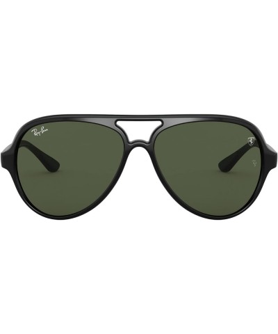 Rb4125m Scuderia Ferrari Collection Aviator Sunglasses Black/G-15 Green $93.60 Aviator