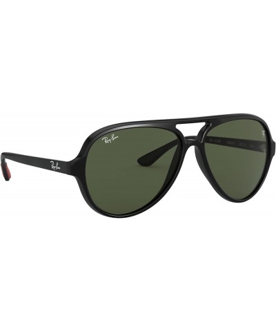 Rb4125m Scuderia Ferrari Collection Aviator Sunglasses Black/G-15 Green $93.60 Aviator