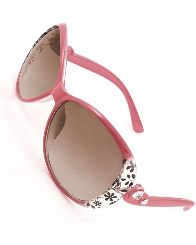 Women Salmon Pink Plastic Full Rim Brown Lens Sunglasses Eyeglasses Sun Glasses (id: 0bf a67 2e1 726 fc3 $8.81 Designer