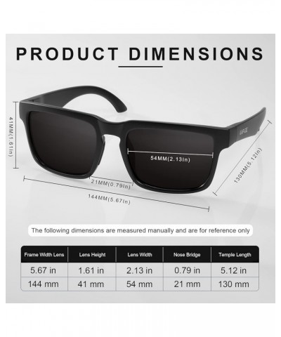 Polarized Sunglasses for Men Women Fashion Trendy Retro Sunglasses 100% UV Blocking Square Frame 02-05 $7.79 Rectangular