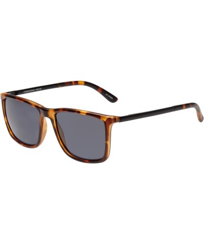 Tweedledum LSP1402184 Rectangular Sunglasses Matte Tort Smoke $35.20 Rectangular