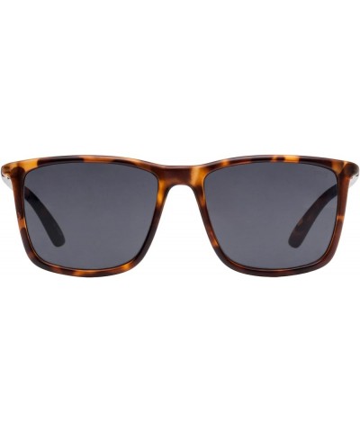 Tweedledum LSP1402184 Rectangular Sunglasses Matte Tort Smoke $35.20 Rectangular