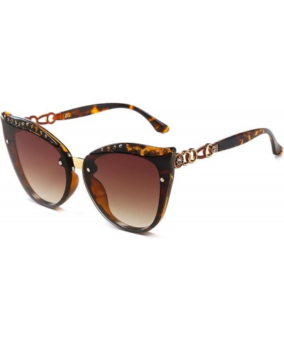 Diamond Sunglasses Ladies Driving Cat Eye Polarized Sunglasses Fashion Trend Sunglasses C2 $14.59 Rectangular