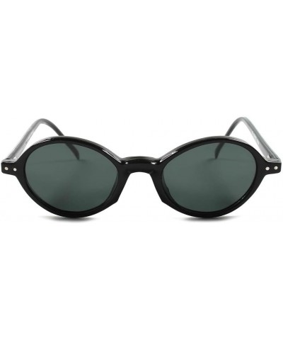 Old Fashioned Retro Hip 70s Mens Womens Small Round Sunglasses Black $9.17 Round