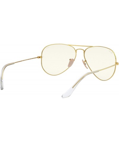 RB3025 Classic Evolve Photochromic Aviator Sunglasses Gold/Clear to Grey Photochromic $55.46 Aviator