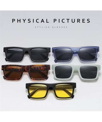 Retro Square Men's And Women's Outdoor Vacation Decoration Sunglasses Gifts E $13.73 Designer