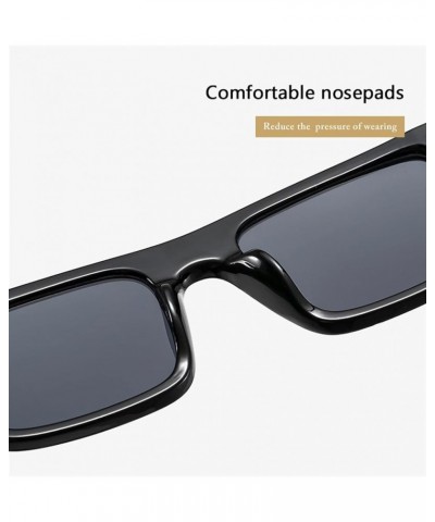 Retro Square Men's And Women's Outdoor Vacation Decoration Sunglasses Gifts E $13.73 Designer