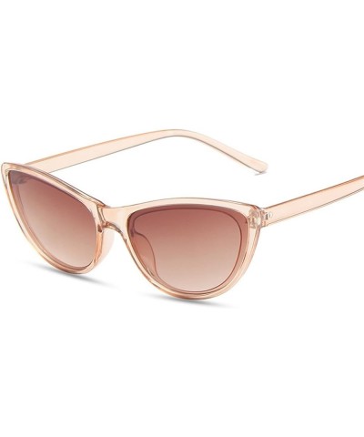 Cat Eye Small Frame Hip Hop Decorative Sunglasses for Men and Women (Color : G, Size : 1) 1 F $16.58 Designer