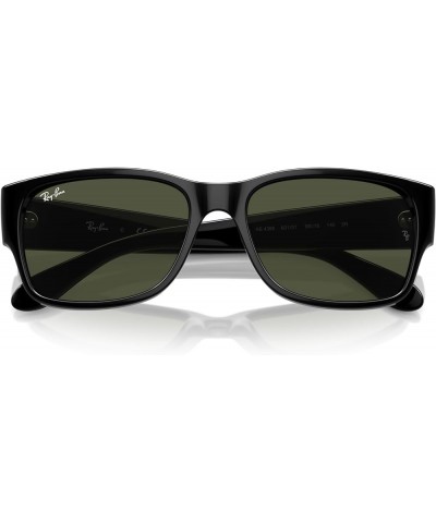 RB4388 Square Sunglasses Black/Green $52.90 Square