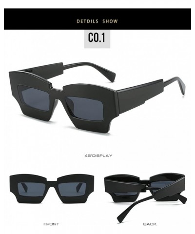 Fashion UV400 Men and Women Sunglasses Outdoor Vacation Decorative Sunglasses (Color : 7, Size : 1) 1 7 $14.48 Designer