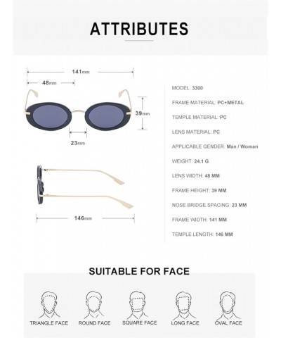 Small Frame Punk Fashion Sunglasses Vacation Beach Party Sunglasses for Men and Women (Color : B, Size : 1) 1 E $16.09 Designer