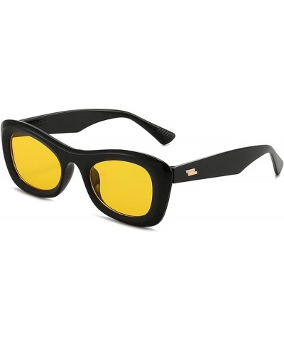 Women's Oval Frame Small Frame Vintage Sunglasses (Color : I, Size : 1) 1 F $20.92 Designer