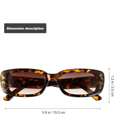 Sunglasses for Women Retro Fashion Sunglasses Protection Square Frame Eyewear Assorted Color 1 $6.83 Square