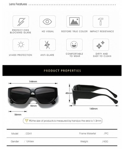 Men's and women's outdoor vacation sunglasses Driving Trendy UV400 Sunglasses Gift 2 $16.52 Designer