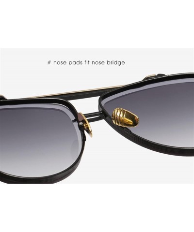 Metal Men and Women Fashion Outdoor Vacation Decoration Sunglasses (Color : D, Size : 1) 1A $17.94 Designer