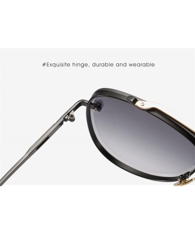 Metal Men and Women Fashion Outdoor Vacation Decoration Sunglasses (Color : D, Size : 1) 1A $17.94 Designer