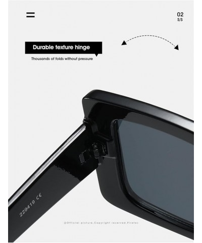 Square Frame Large Frame Fashion Sunglasses Outdoor Sun Shading Beach Vacation (Color : B, Size : Medium) Medium E $18.20 Des...