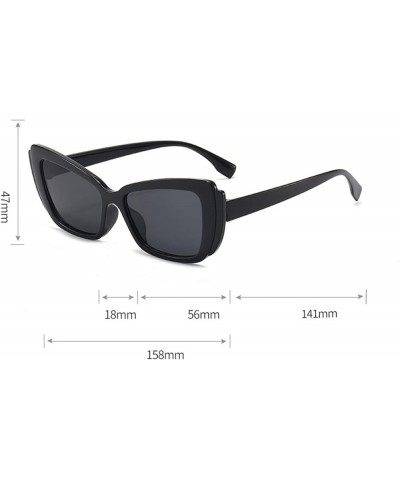 Street Photography Men and Women Shading Sunglasses Outdoor Holiday (Color : F, Size : Medium) Medium D $18.02 Designer