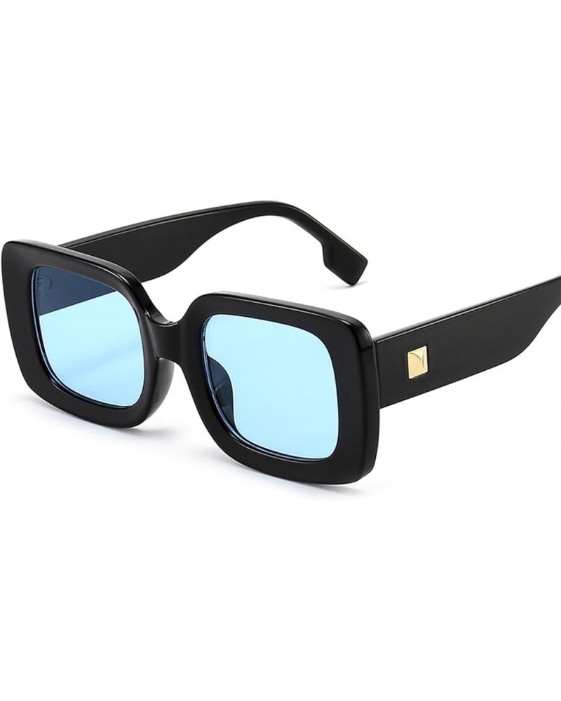 Men's And Women's Square Large Frame Trendy Sunglasses Gift C $11.39 Designer