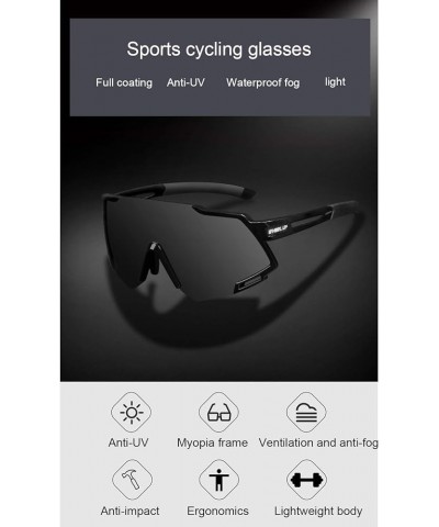 UV400 Anti-scratch Anti-fog Cycling Glasses Polarized Sports Mirror Outdoor Fishing Polarized Sunglasses Polarized Black $9.3...