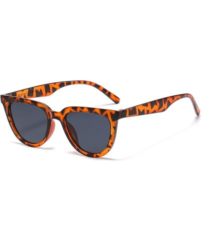 Retro Cat Eye Men's And Women's Outdoor Vacation Sunglasses Commuter Trend UV400 Sunglasses Gift F $13.98 Designer