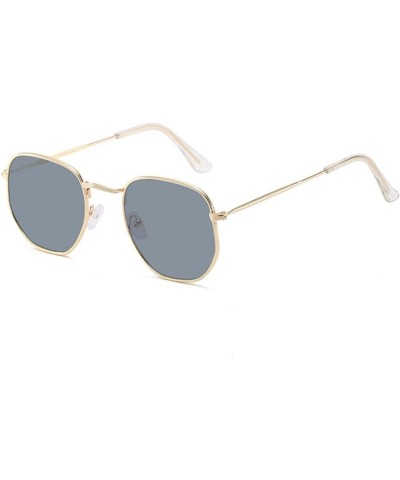 Square Sunglasses for Men (Color : Other, Size : Double Brown) Gold Gray Other $25.94 Designer