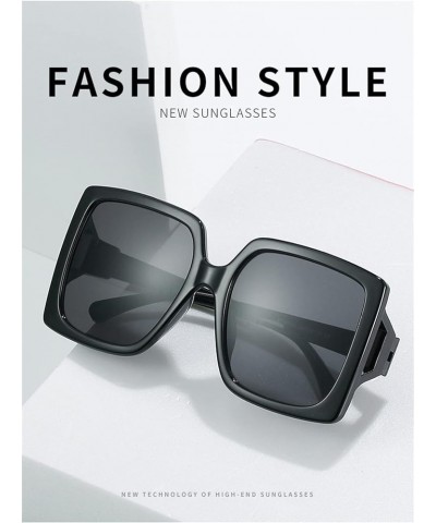 Outdoor Large Frame Men And Women Fashion Sunglasses D $16.58 Designer