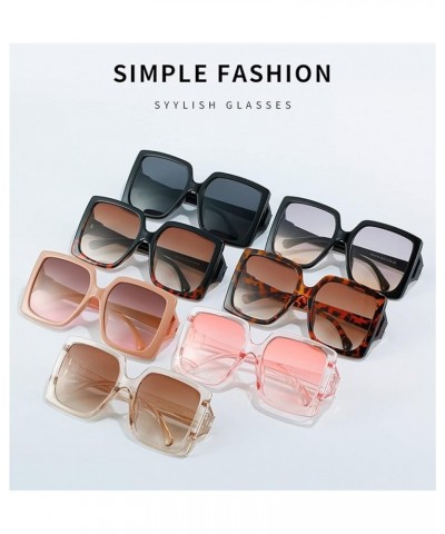 Outdoor Large Frame Men And Women Fashion Sunglasses D $16.58 Designer