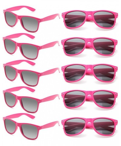 Wholesale Sunglasses Bulk for Adults Party Favors Retro Classic Shades Hot Pink $9.20 Square