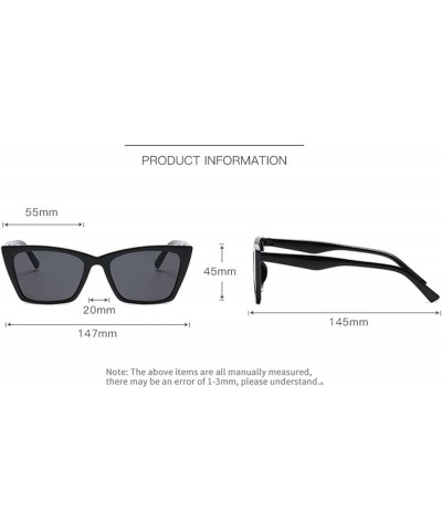 Fashion Personality Square Outdoor Sunglasses for Men and Women (Color : E, Size : 1) 1 C $10.73 Designer