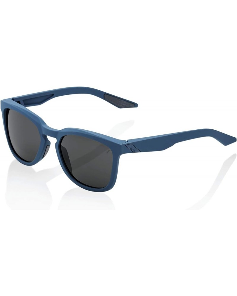 Hudson Performance Sunglasses - Durable, Flexible and Lightweight Eyewear Soft Tact Blue - Smoke Lens $68.60 Round